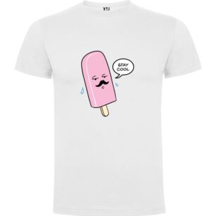 Cool 'Stache Popsicle Tshirt σε χρώμα Λευκό 11-12 ετών