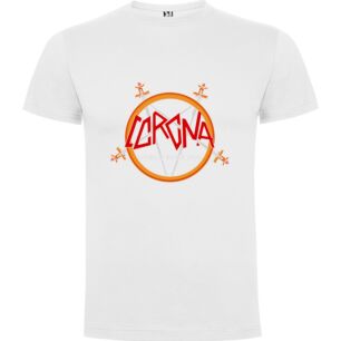 Corona World Tour Art Tshirt σε χρώμα Λευκό Medium