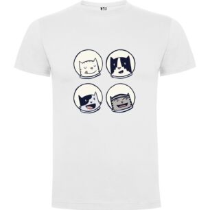 Cosmic Cat Circle Tshirt σε χρώμα Λευκό 11-12 ετών