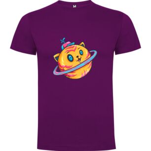 Cosmic Feline Illustration Tshirt