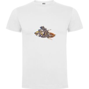 Cosmic Fish Tales Tshirt σε χρώμα Λευκό XXLarge