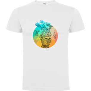 Cosmic Humanity Unveiled Tshirt σε χρώμα Λευκό XXXLarge(3XL)