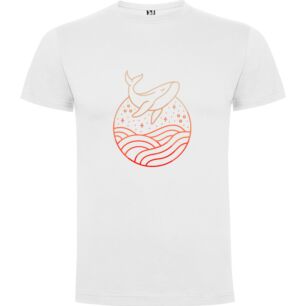 Cosmic Leap Dolphins Tshirt σε χρώμα Λευκό Small