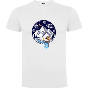 Cosmic Mountain Camping Tshirt σε χρώμα Λευκό XLarge