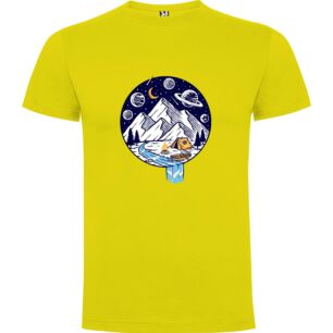 Cosmic Mountain Camping Tshirt