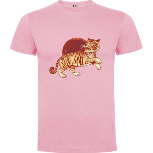 Cosmic Tiger Majesty Tshirt σε χρώμα Ροζ Small