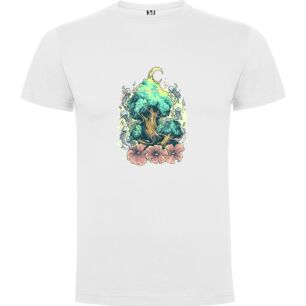 Cosmic Tree Fantasy Tshirt σε χρώμα Λευκό Large