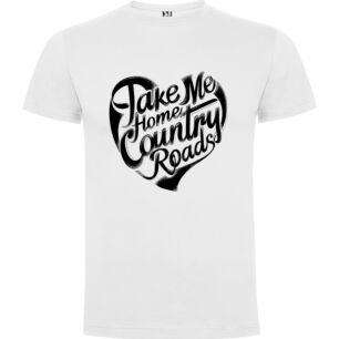 Country Heart Road Trip Tshirt σε χρώμα Λευκό XLarge
