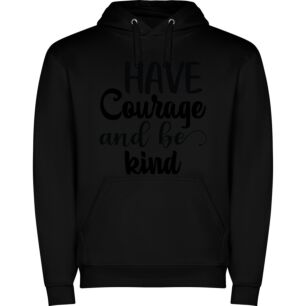 Courageous Kindness: Captivating SVG Art Φούτερ με κουκούλα