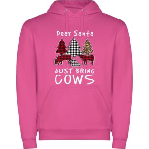 Cows for Santa's Surprise Φούτερ με κουκούλα