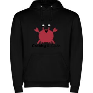 Crabtastic Cutie Φούτερ με κουκούλα σε χρώμα Μαύρο 3-4 ετών