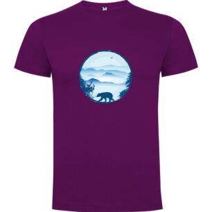 Craggy Mountain Bear Tshirt σε χρώμα Μωβ 11-12 ετών