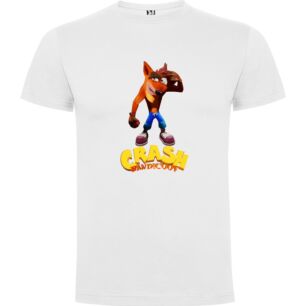 Crash's Batting Fun Tshirt σε χρώμα Λευκό