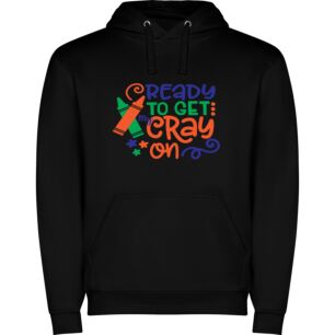 Creative Crayon Delight Φούτερ με κουκούλα