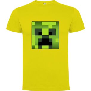Creepy Minecraft Square Tshirt