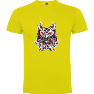 Crimson Alien Owl Tshirt