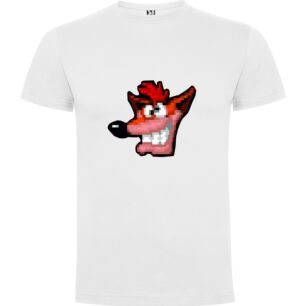 Crimson Pup: VGA Adventure Tshirt σε χρώμα Λευκό