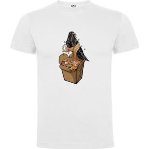Crow's Feast Illustration Tshirt σε χρώμα Λευκό XXLarge