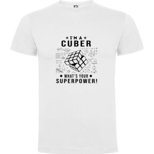 Cuberpunk Superpower Squad Tshirt σε χρώμα Λευκό 7-8 ετών