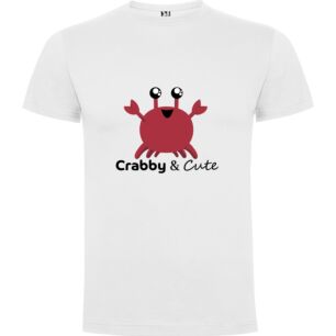 Cute Crab Logo Tshirt σε χρώμα Λευκό 11-12 ετών