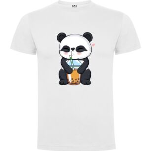 Cute Panda Boba Sip Tshirt