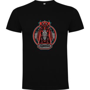 Cyborg Dragon Emblem Tshirt