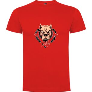 Cyborg Pitbull Mascot Tshirt