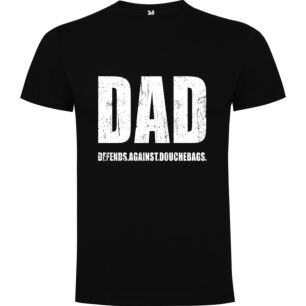 Dad Energy Noir Tshirt