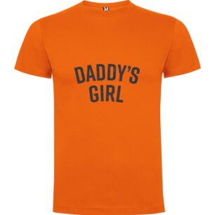 Daddy's Girly Background Tshirt σε χρώμα Πορτοκαλί 11-12 ετών