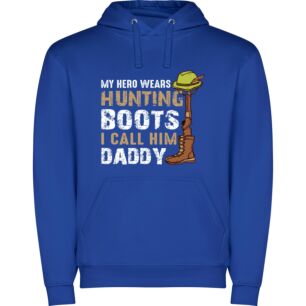 Daddy's Heroic Brown Boots Φούτερ με κουκούλα