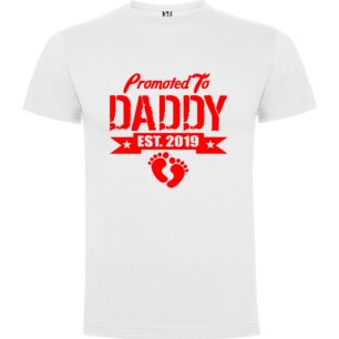 Daddy's Pride Sign Tshirt σε χρώμα Λευκό Large