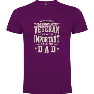 Daddy Veteran General Tshirt