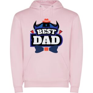 Dapper Dad Emblem Φούτερ με κουκούλα σε χρώμα Ροζ XXLarge