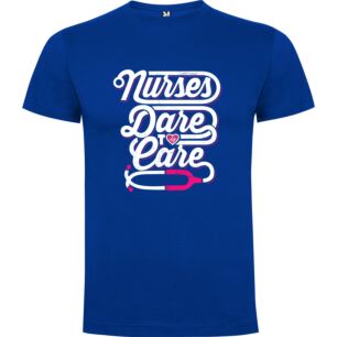 Daring Nurse in Black Tshirt