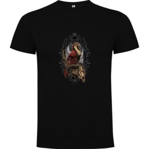 Dark Baroque Bird Fantasy Tshirt