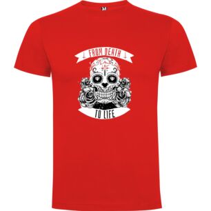 Deathrose Skull Rock Tshirt