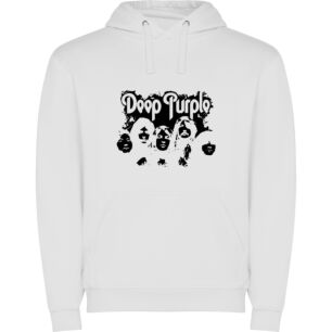 Deep Purple Elegance Φούτερ με κουκούλα σε χρώμα Λευκό 5-6 ετών