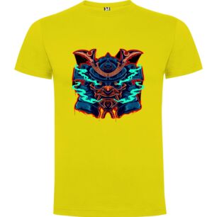 Demonic Samurai Neon Art Tshirt