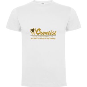 Dental Scientist's Clean Logo Tshirt σε χρώμα Λευκό 11-12 ετών