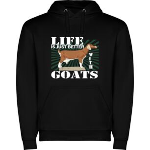 Devastatingly Wise Goat Φούτερ με κουκούλα