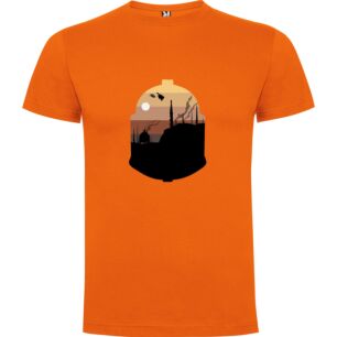 Dieselpunk Tatooine Empire Tshirt σε χρώμα Πορτοκαλί 9-10 ετών