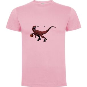 Dino Dunk Raptors Tshirt σε χρώμα Ροζ 3-4 ετών