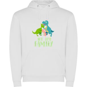 Dino Family: Together Forever Φούτερ με κουκούλα σε χρώμα Λευκό 11-12 ετών