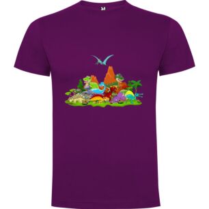 Dino Mountain Fantasy Tshirt