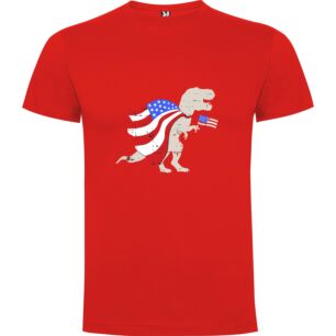 Dino Patriotic Power Tshirt