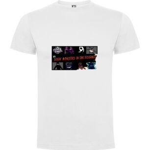 Distance Monsters on Black Tshirt