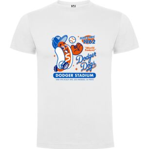 Dodgerland Delight Design Tshirt σε χρώμα Λευκό 7-8 ετών