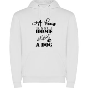 Dog's Haven: House, Home Φούτερ με κουκούλα σε χρώμα Λευκό Large