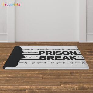 Χαλάκι Πόρτας Λινό Prison Break