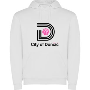 Doric City Emblem Φούτερ με κουκούλα σε χρώμα Λευκό 11-12 ετών